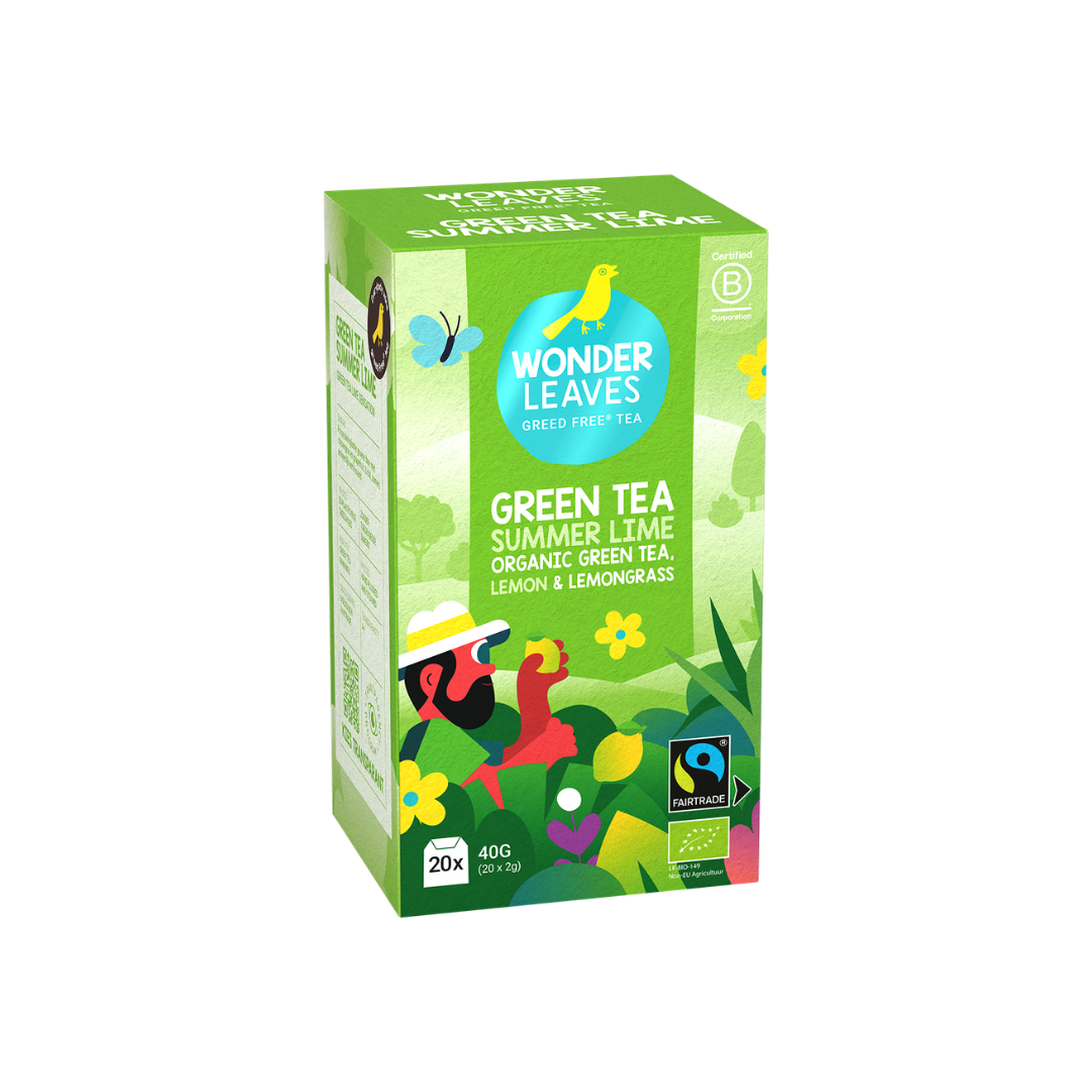 Theezakjes - Green Tea Summer Lime  - 20 zakjes