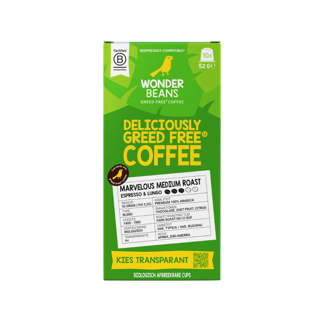 Koffiecups - Marvelous Medium - 10 cups
