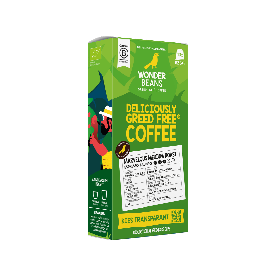 Koffiecups - Marvelous Medium - 10 cups