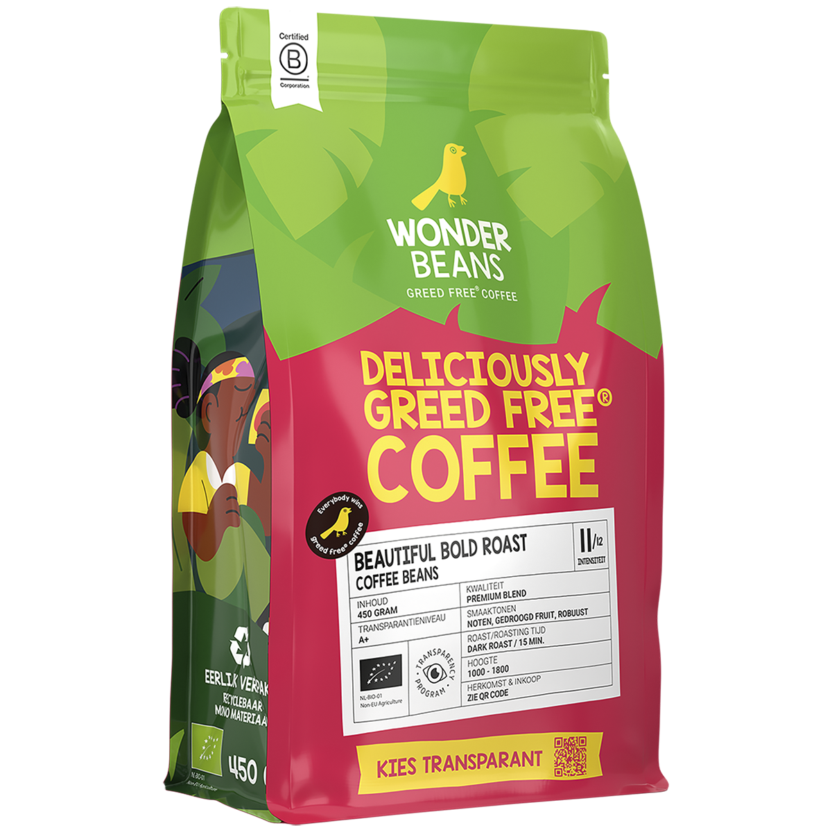 Koffiebonen - Beautiful Bold - 450 gram
