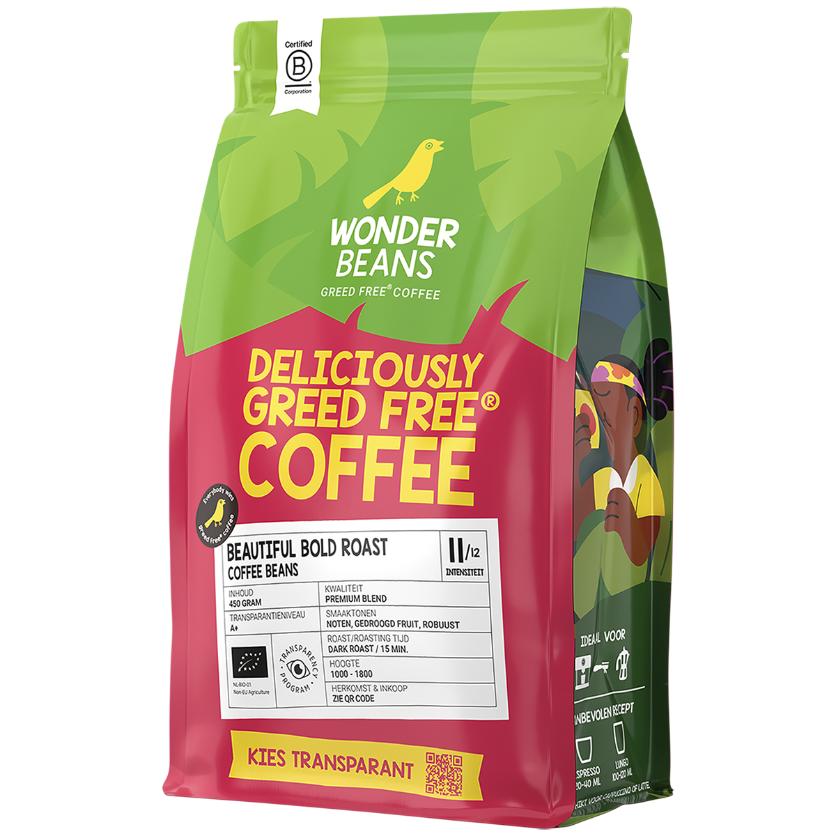 Koffiebonen - Beautiful Bold - 450 gram