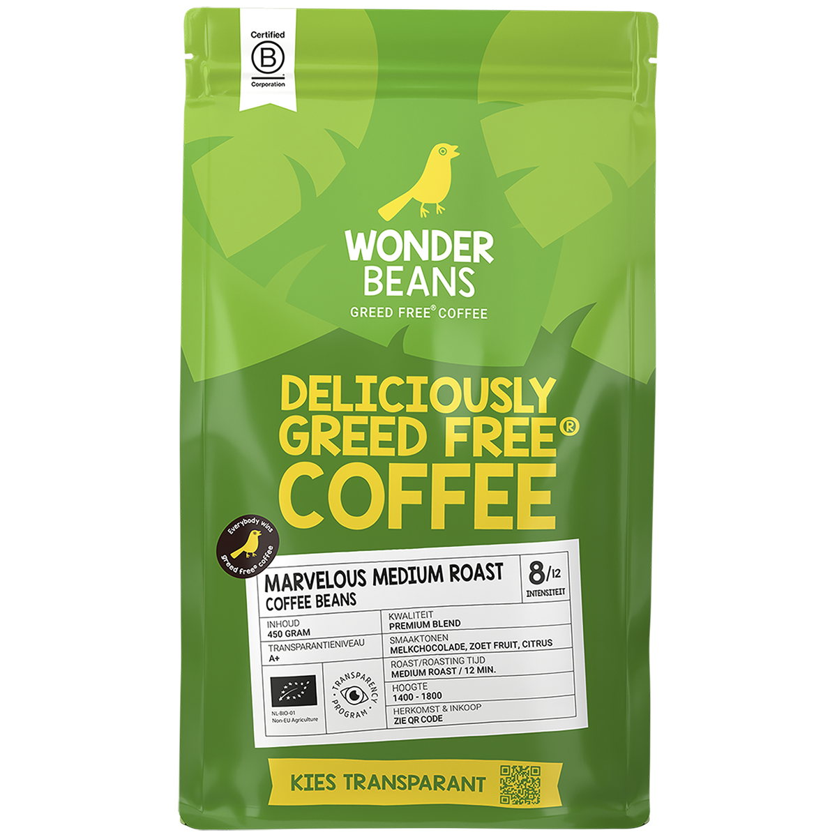 Koffiebonen - Marvelous Medium - 450 gram